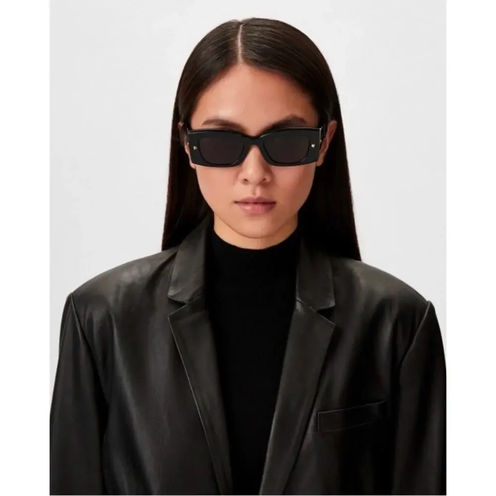 ALEXANDER MCQUEEN Spike Stud Rectangular AM0426S Sunglasses